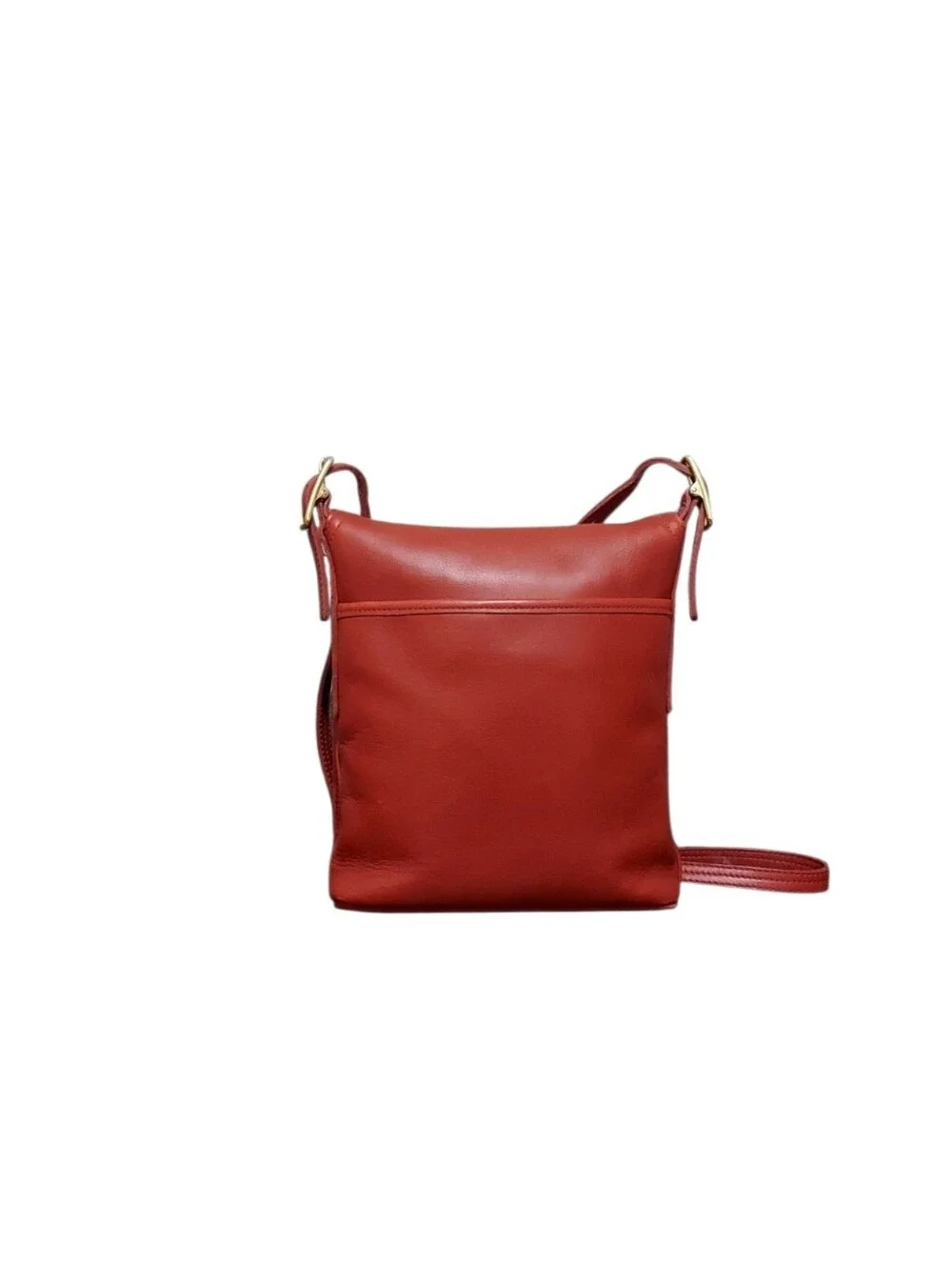 Coach Legacy Vintage Red Small Flap Crossbody With Brass No. 9821 Like New
